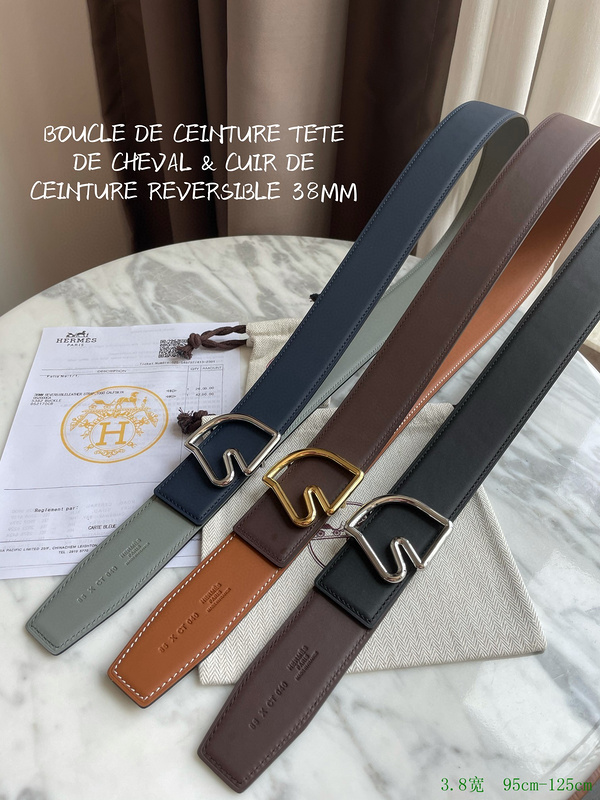 Hermes Belt 38mmX95-125cm 7D47